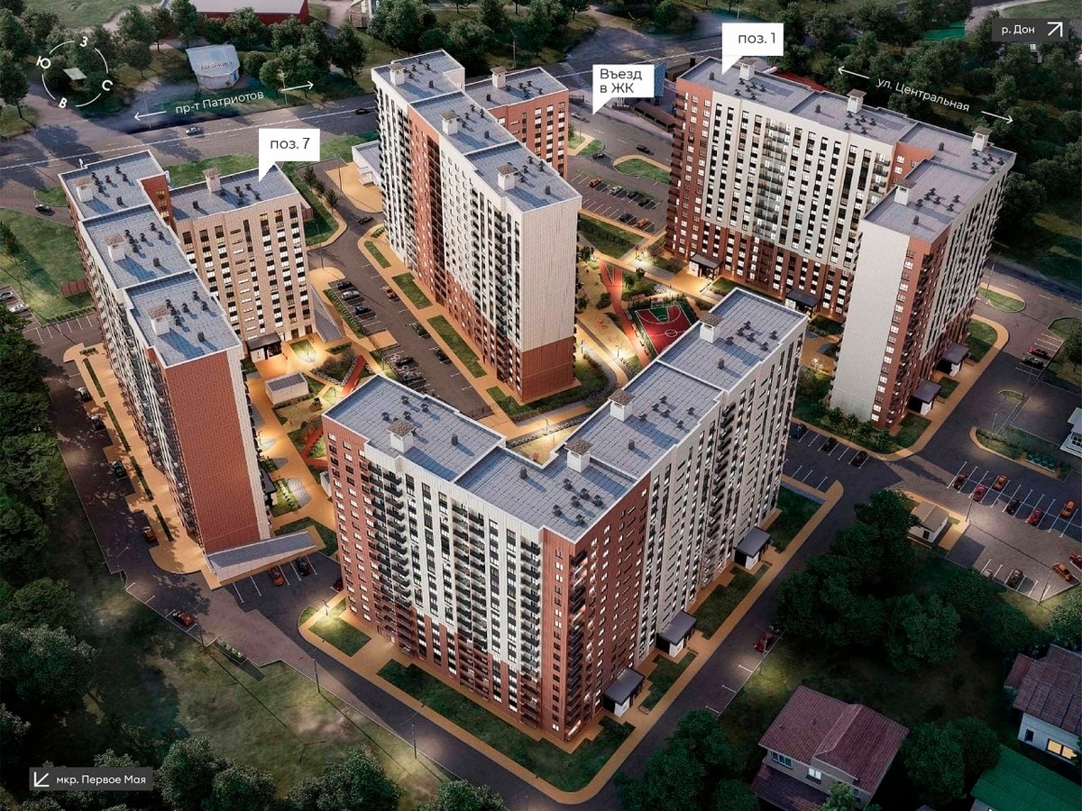 "ЖК Май" - Агентство "Вся недвижимость" План "ЖК Май"