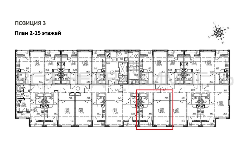 1-комнатная квартира, 40.4кв.м - изображение 1