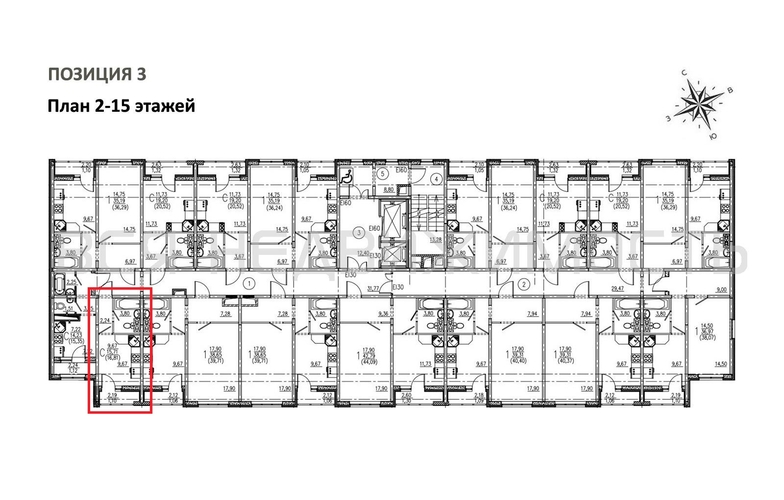 квартира-студия, 16,81кв.м. - изображение 1