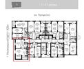 1-комнатная квартира, 53.7кв.м - изображение 2