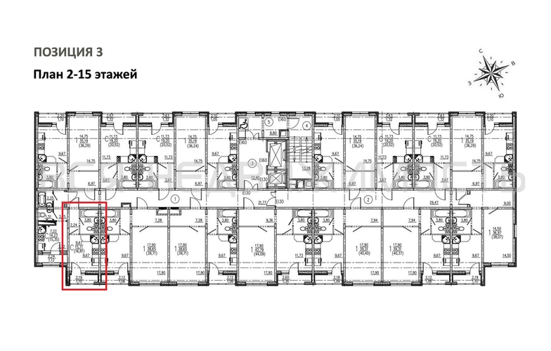квартира-студия, 16,81кв.м. - изображение 1