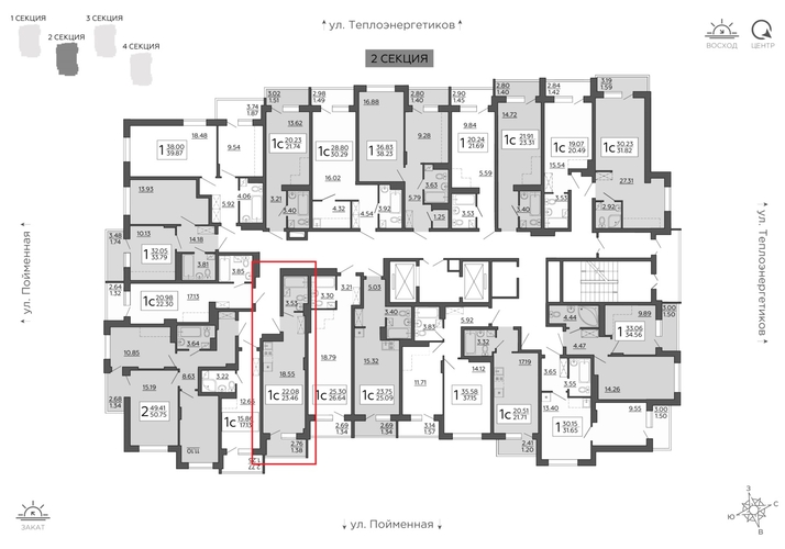 квартира-студия, 23,46кв.м. - изображение 1