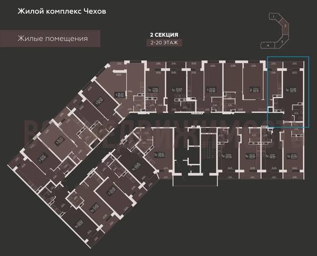 квартира-студия, 26,79кв.м. - изображение 1