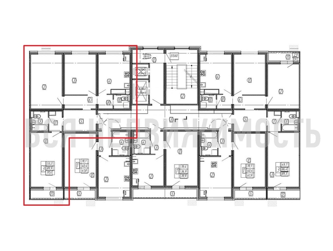 3-комнатная квартира, 91.4кв.м - изображение 1