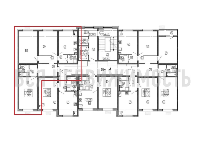 3-комнатная квартира, 91.1кв.м - изображение 1