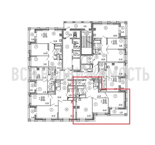 2-комнатная квартира, 64.99кв.м - изображение 1