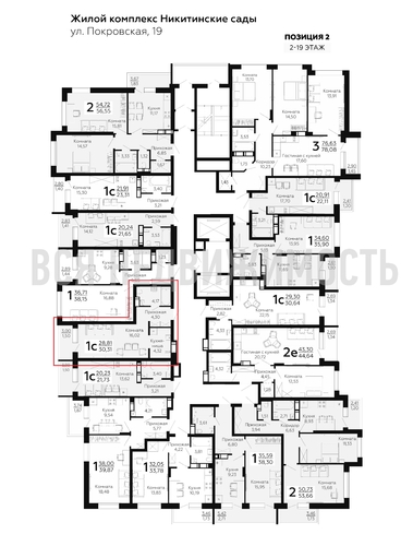 квартира-студия, 30,31кв.м. - изображение 1