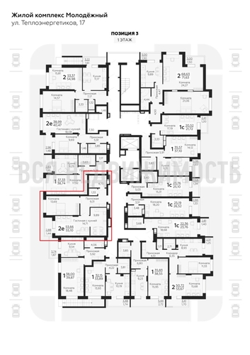 1-комнатная квартира, 55.1кв.м - изображение 1