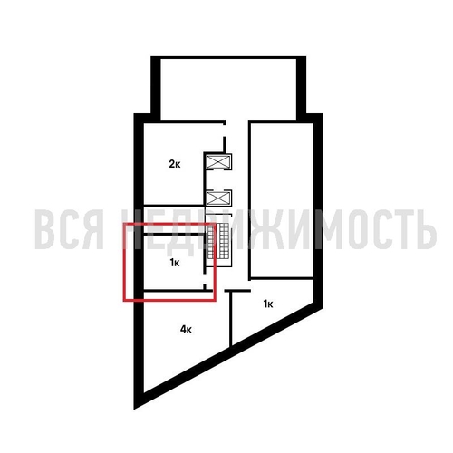 1-комнатная квартира, 39.45кв.м - изображение 1