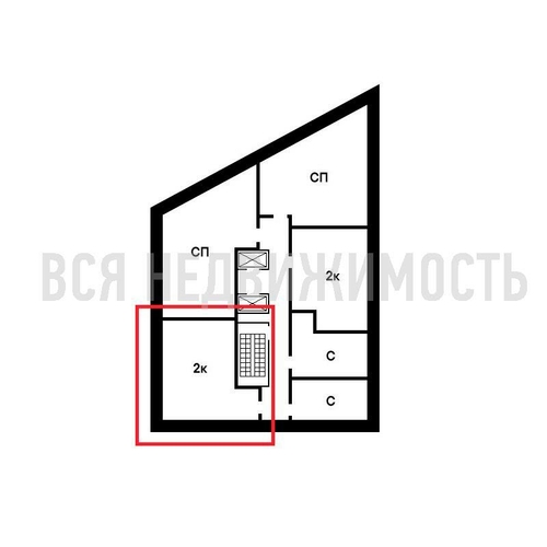 1-комнатная квартира, 62.89кв.м - изображение 1