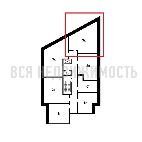 2-комнатная квартира, 78.17кв.м - изображение 1