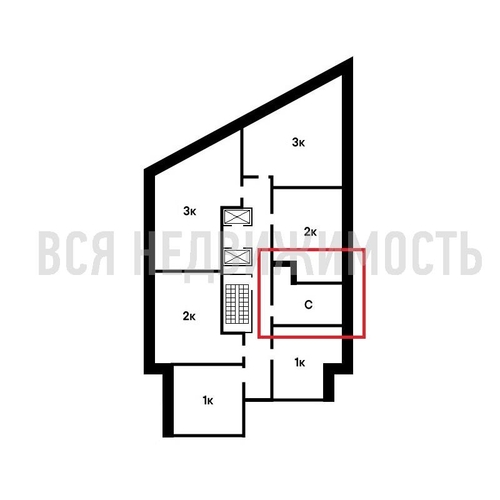 квартира-студия, 26,45кв.м. - изображение 1