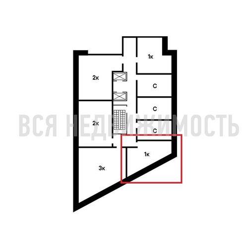 1-комнатная квартира, 40.09кв.м - изображение 1