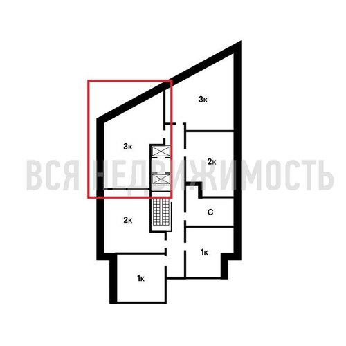 3-комнатная квартира, 85.35кв.м - изображение 1