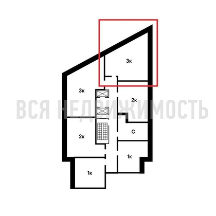 2-комнатная квартира, 78.31кв.м - изображение