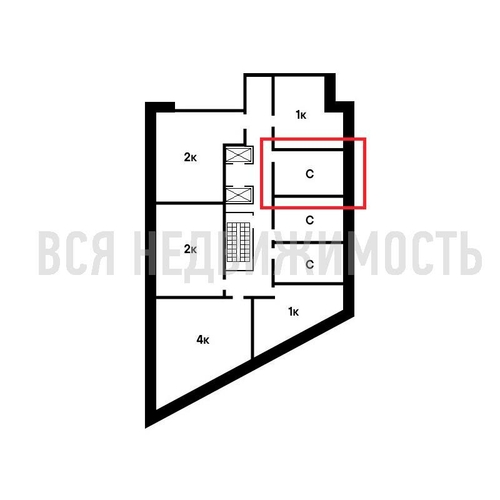 квартира-студия, 25,86кв.м. - изображение 1