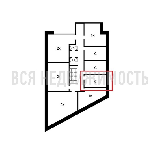 квартира-студия, 26,41кв.м. - изображение 1