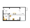 квартира-студия, 25,99кв.м. - изображение 1