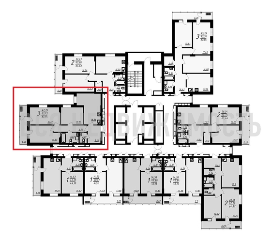 3-комнатная квартира, 84.45кв.м - изображение 1