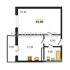 1-комнатная квартира, 39кв.м - изображение 1