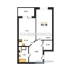 1-комнатная квартира, 50.06кв.м - изображение 1