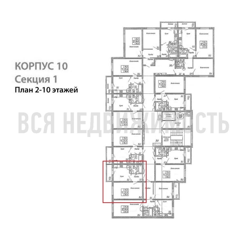 1-комнатная квартира, 38.4кв.м - изображение 1