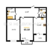 2-комнатная квартира, 65.1кв.м - изображение 1