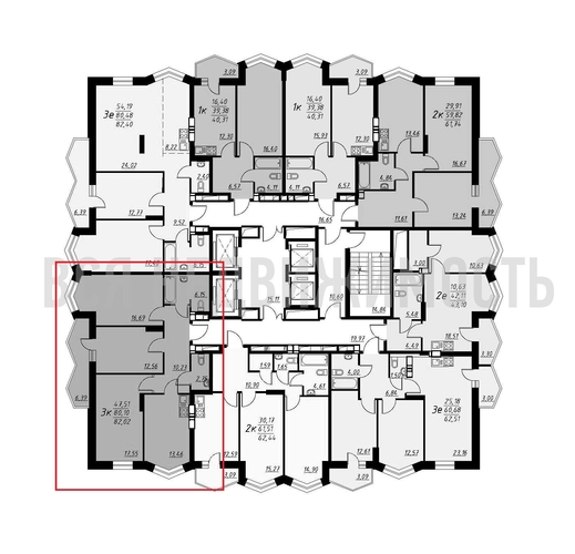 3-комнатная квартира, 82.02кв.м - изображение 1