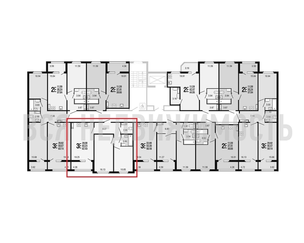 2-комнатная квартира, 62.6кв.м - изображение 1