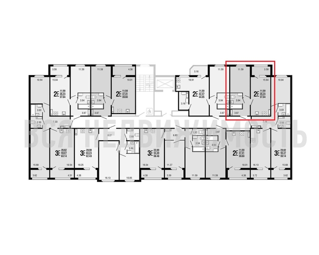 1-комнатная квартира, 37.04кв.м - изображение 1