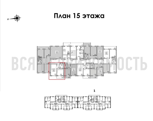 1-комнатная квартира, 36.6кв.м - изображение 1