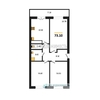 3-комнатная квартира, 73.1кв.м - изображение 1