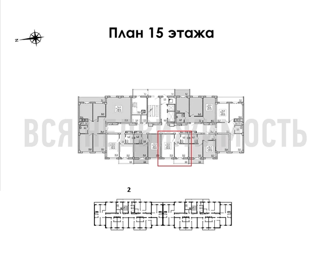 1-комнатная квартира, 36.6кв.м - изображение 1