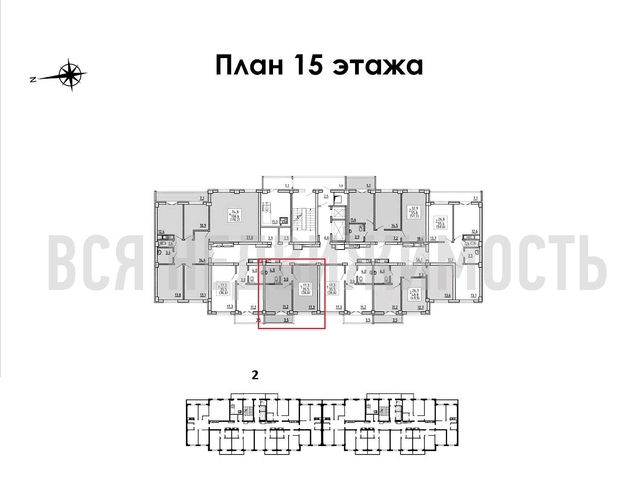 1-комнатная квартира, 36.6кв.м - изображение 1