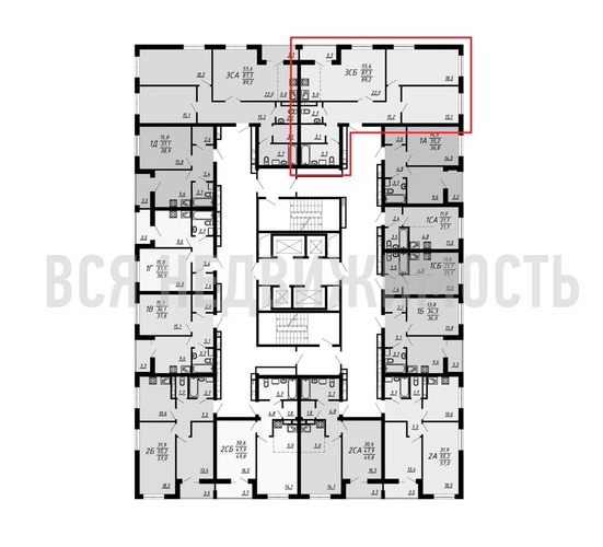 2-комнатная квартира, 89.2кв.м - изображение 1