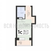 квартира-студия, 20,27кв.м. - изображение 1