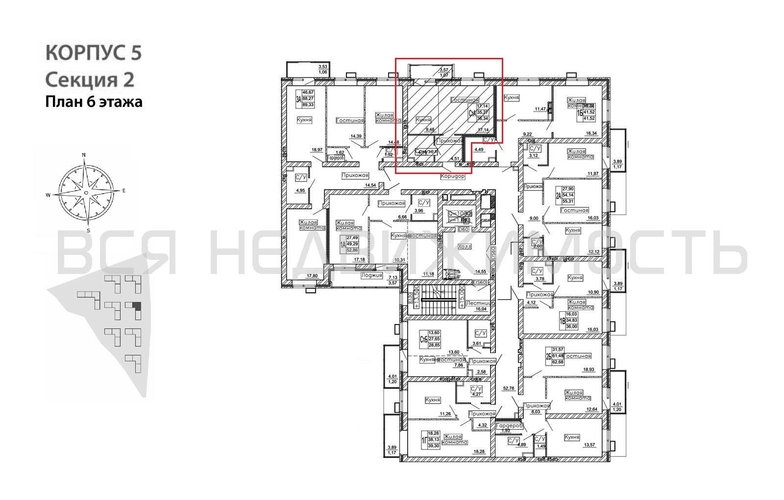 квартира-студия, 36,34кв.м. - изображение 1