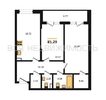 2-комнатная квартира, 82.34кв.м - изображение 1