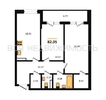 2-комнатная квартира, 82.05кв.м - изображение 1 2-комнатная квартира, 82.05кв.м - изображение 1