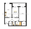 2-комнатная квартира, 81.23кв.м - изображение 1