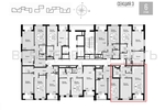 1-комнатная квартира, 54.88кв.м - изображение 2