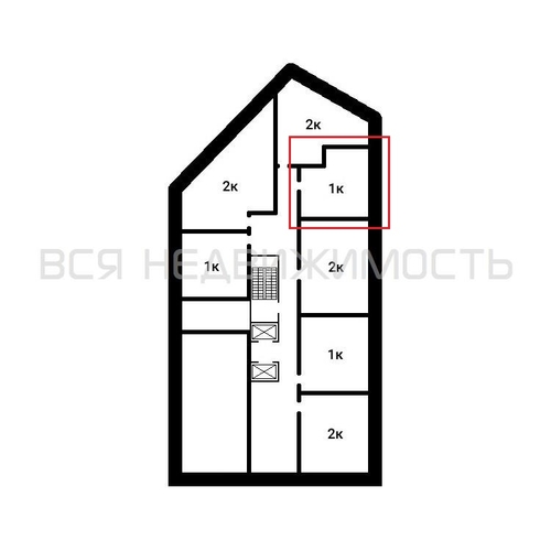 1-комнатная квартира, 38.21кв.м - изображение 1