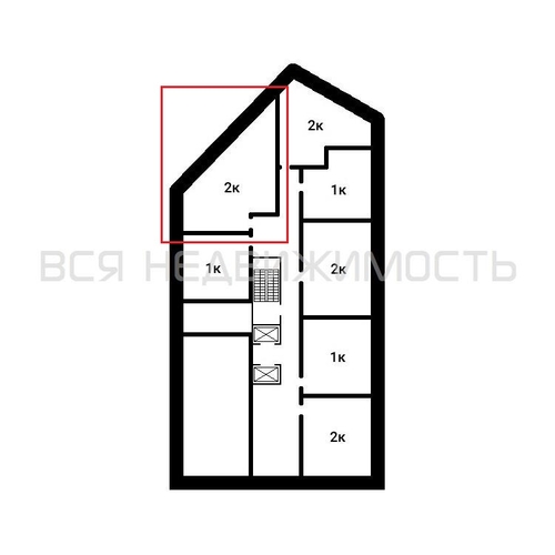 2-комнатная квартира, 74.42кв.м - изображение 1