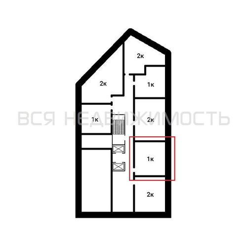 1-комнатная квартира, 46.61кв.м - изображение 1