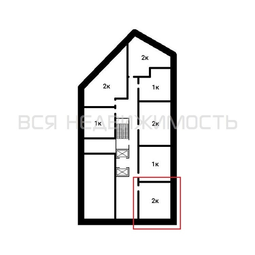 1-комнатная квартира, 50.45кв.м - изображение 1