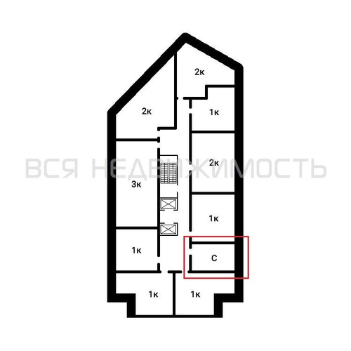 квартира-студия, 24,68кв.м. - изображение 1