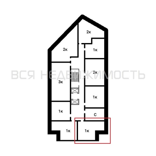 1-комнатная квартира, 49.07кв.м - изображение 1