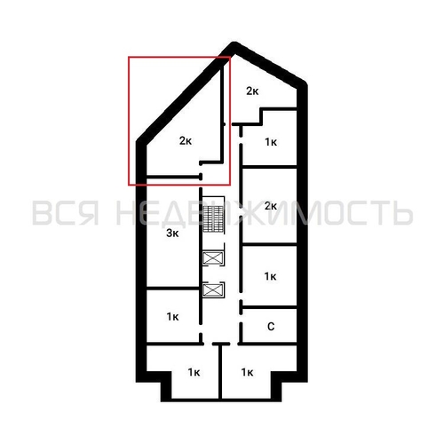 2-комнатная квартира, 74.63кв.м - изображение 1