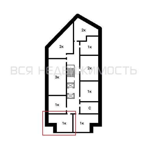 1-комнатная квартира, 46.94кв.м - изображение 1