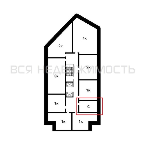 квартира-студия, 24,68кв.м. - изображение 1